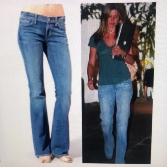 Vintage Y2K citizens of Humanity Ingrid #002 Low Waist Flair Jeans Size 29 - Picture 13 of 16